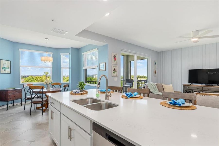 Furnished interior view inside a new home in , Venice (Image 16).