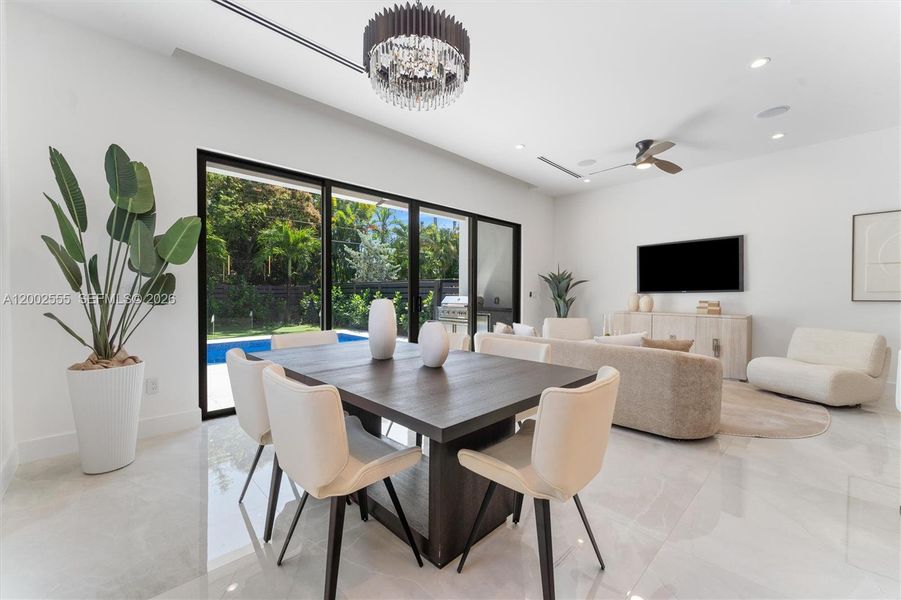 Furnished interior view inside a new home in , Fort Lauderdale (Image 12).