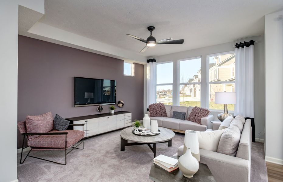 Representative furnished interior of a home built from the Landmark by Pulte Homes in Vida's Way, Wesley Chapel (Image 4).