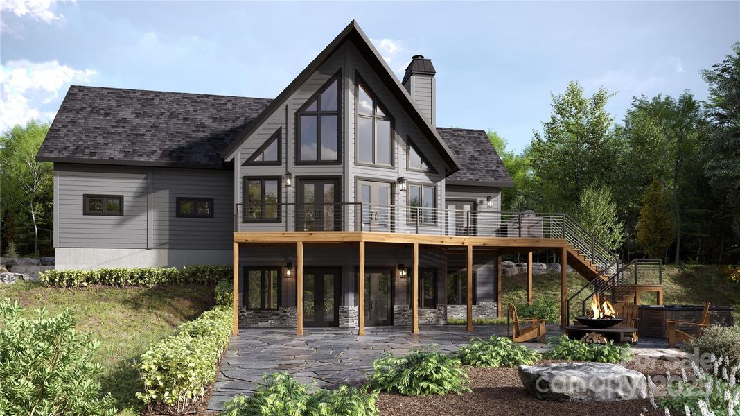 Front exterior of a new home in , Connelly Springs, NC, highlighting curb appeal (Image 20).