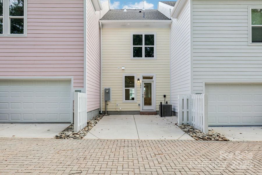 Exterior details and patio area of a home in , Huntersville (Image 15).