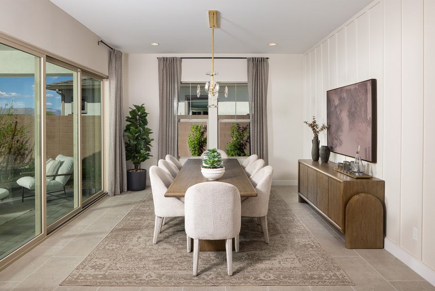 Representative furnished interior of a home built from the Tyndall by Taylor Morrison in Verdin Summit Collection, Phoenix (Image 8).