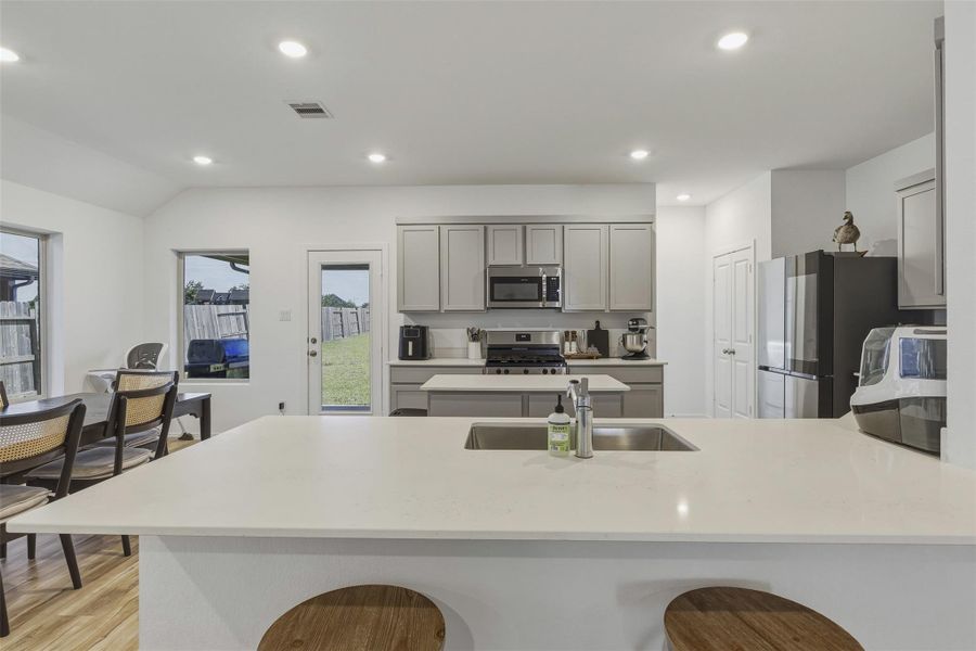 Furnished interior view inside a new home in Samara, League City (Image 16).