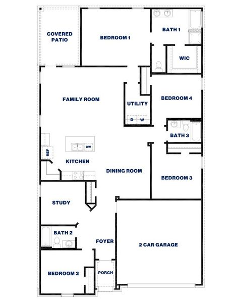 2D floor plan layout of this home in Silverthorne, Conroe, TX (Image 2). 2D floor plan layout of this home in Silverthorne, Conroe, TX (Image 2).