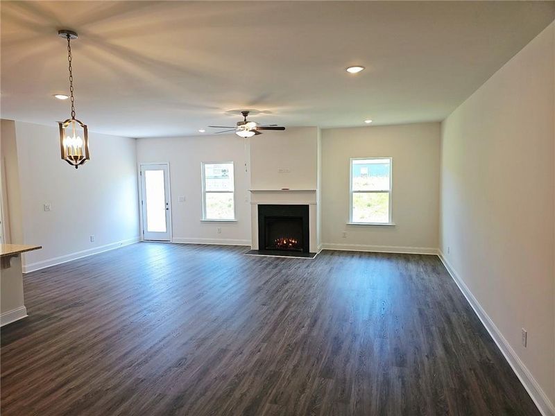 Spacious, unfurnished interior of a new home in Park Place, Bowdon (Image 15). Spacious, unfurnished interior of a new home in Park Place, Bowdon (Image 15).