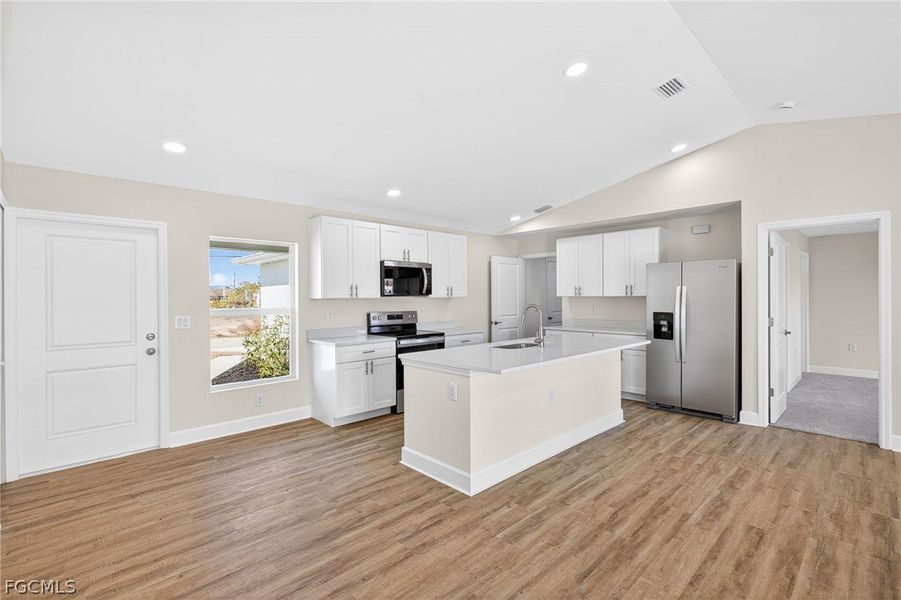 Furnished interior view inside a new home in Cape Coral, Cape Coral (Image 13). Furnished interior view inside a new home in Cape Coral, Cape Coral (Image 13).