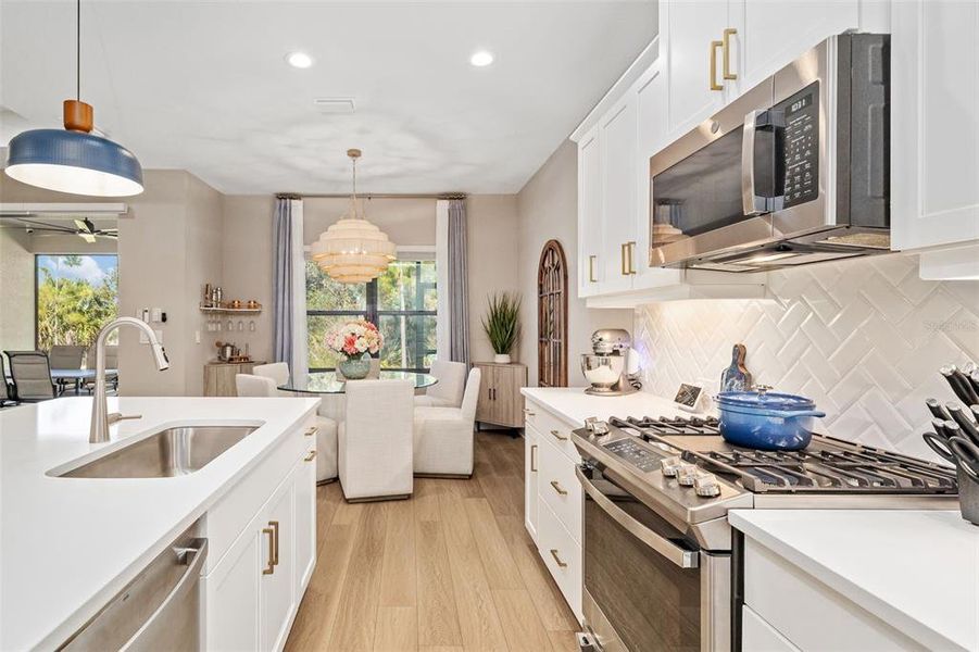 Furnished interior view inside a new home in , Nokomis (Image 7).