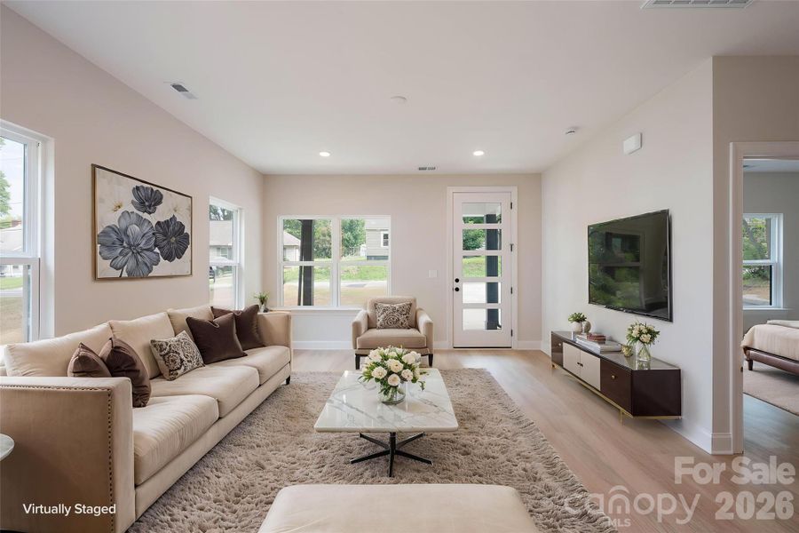 Furnished interior view inside a new home in , Stanley (Image 5). Furnished interior view inside a new home in , Stanley (Image 5).