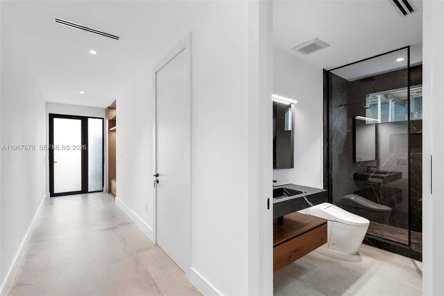 Furnished interior view inside a new home in , Miami (Image 14).