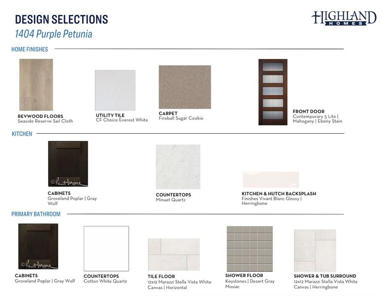 Sample of building materials used in homes in Parkside On The River, Georgetown (Image 48).