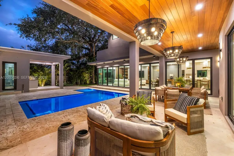 Exterior details and patio area of a home in , Biscayne Park (Image 26).