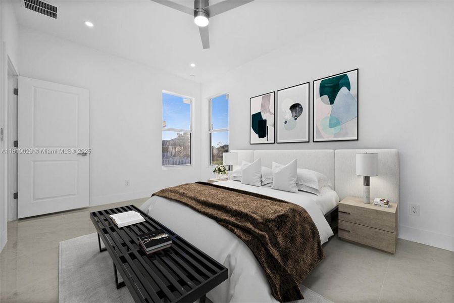 Furnished interior view inside a new home in , Cape Coral (Image 12).