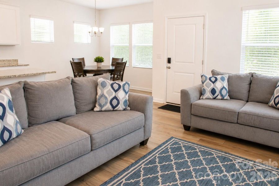 Furnished interior view inside a new home in Autumn Park, Concord (Image 11).