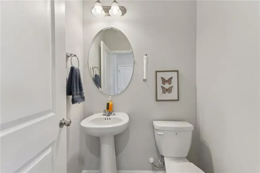 Furnished interior view inside a new home in The Hills at Cedar Creek, Winder (Image 11).