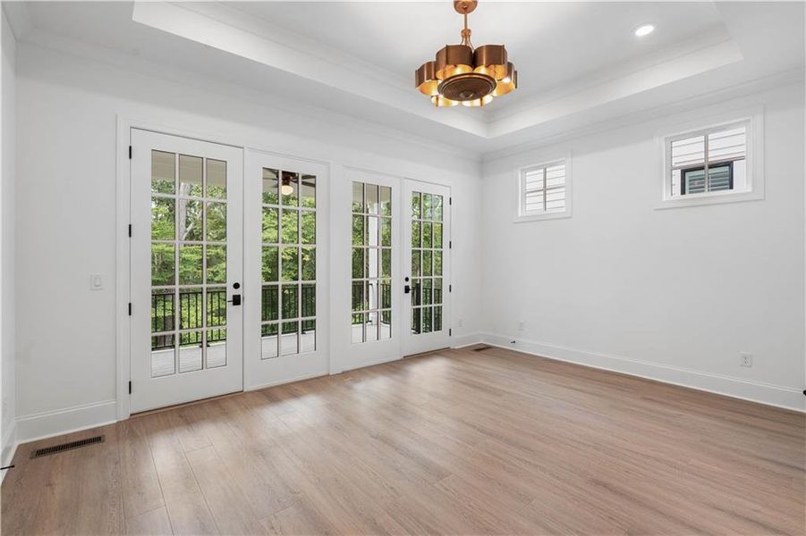Spacious, unfurnished interior of a new home in Waterside Single Family, Peachtree Corners (Image 24). Spacious, unfurnished interior of a new home in Waterside Single Family, Peachtree Corners (Image 24).