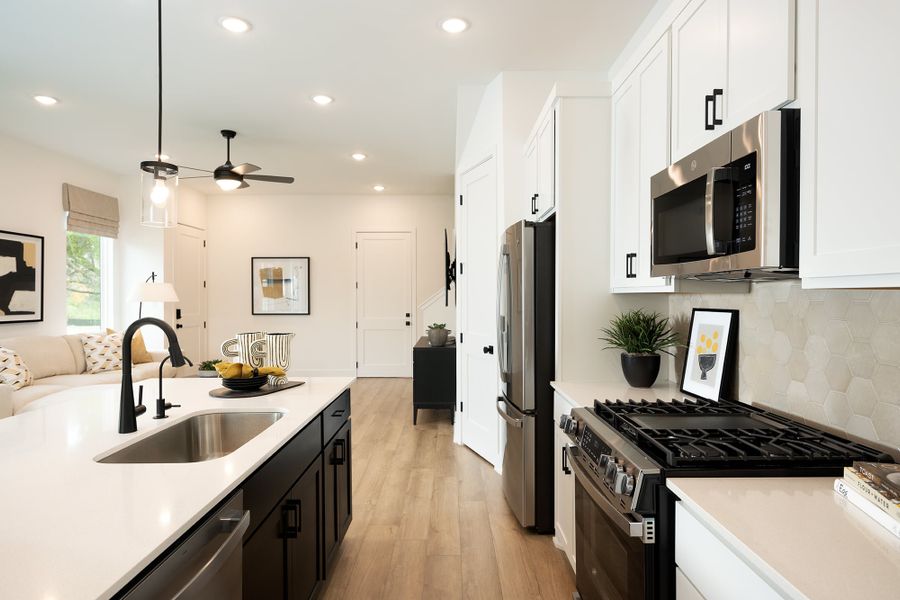 Furnished interior view inside a new home in Novel, Austin (Image 6).