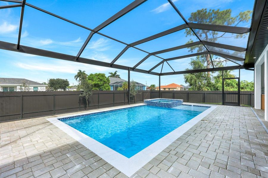 Exterior details and patio area of a home in , Cape Coral (Image 17). Exterior details and patio area of a home in , Cape Coral (Image 17).