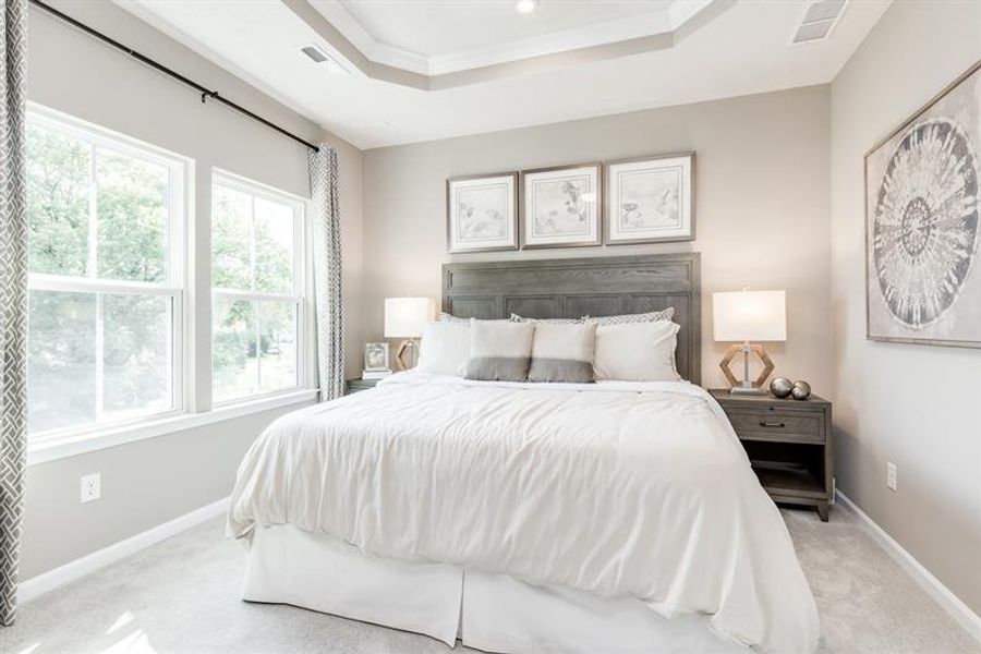 Representative furnished interior of a home built from the Beethoven by Ryan Homes in The Towns at Millwood, Charlotte (Image 10).