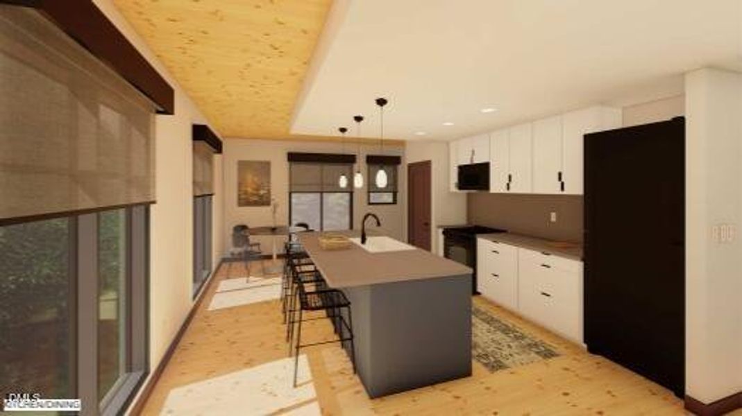 Interior Rendering 2 - Kitchen Dining