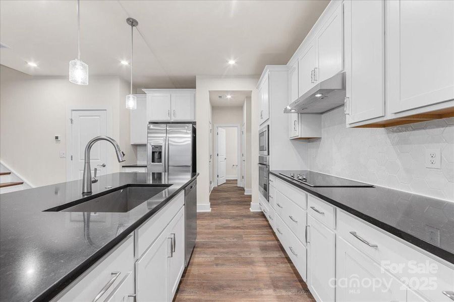 GE Stainless Appliances Included in the Home.