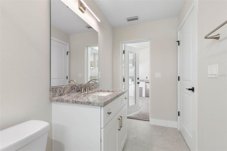 Furnished interior view inside a new home in , Palm Coast (Image 20).