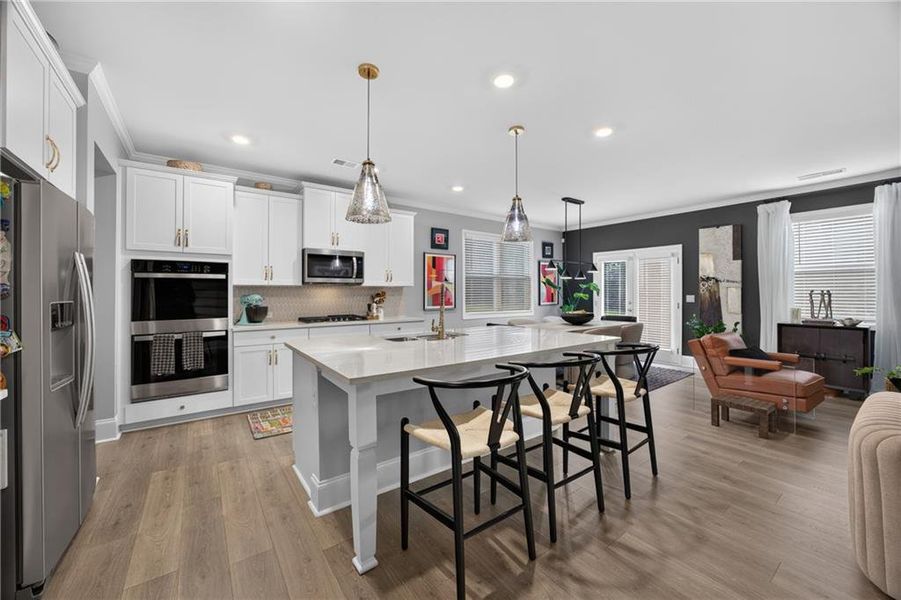 Furnished interior view inside a new home in , Douglasville (Image 5).