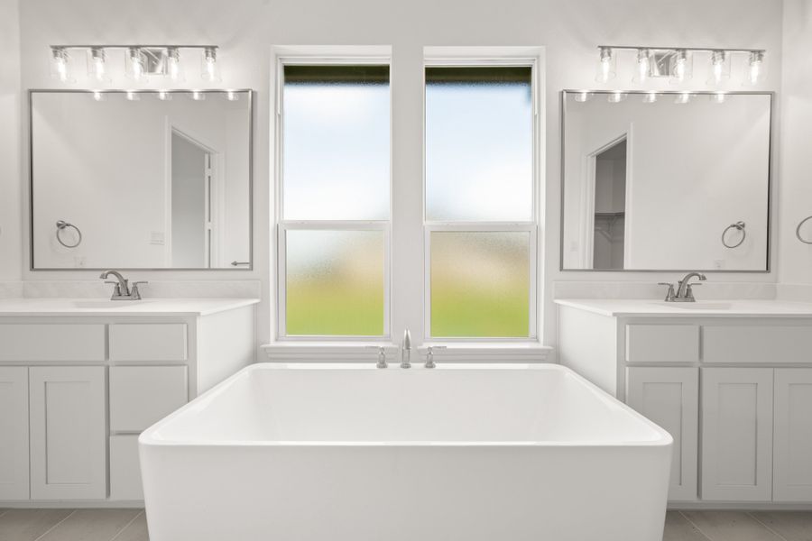 Furnished interior view inside a new home in Mockingbird Hills - Premiere Series, Joshua (Image 9).