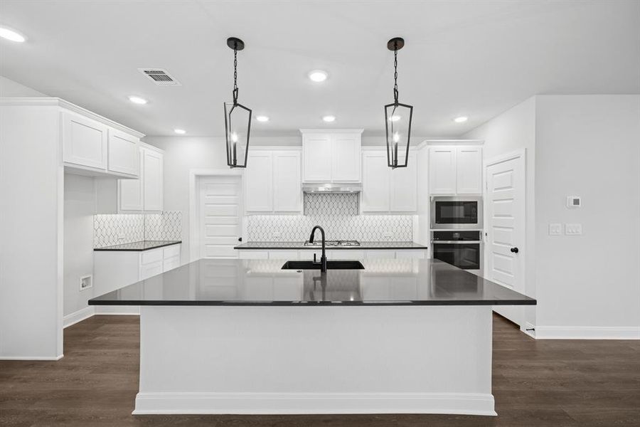 Furnished interior view inside a new home in Solterra - Garden Series, Mesquite (Image 5). Furnished interior view inside a new home in Solterra - Garden Series, Mesquite (Image 5).