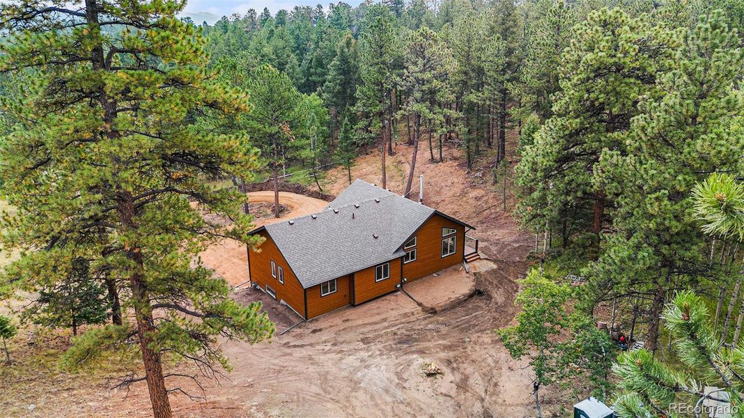Exterior details and patio area of a home in , Bailey (Image 4).