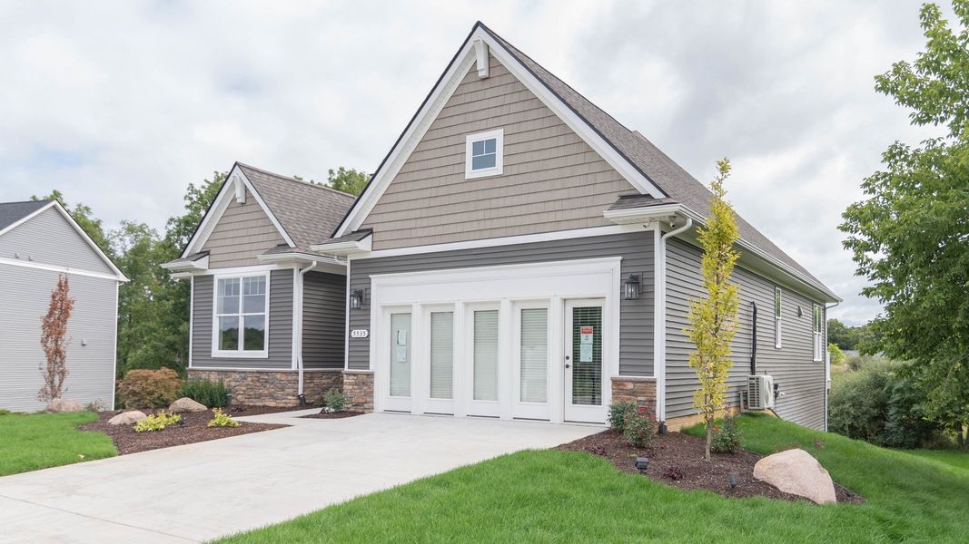 Representative exterior photo of a completed home built from the The Kensington by Norfolk Homes in Valleys, Jackson, MI (Image 27).