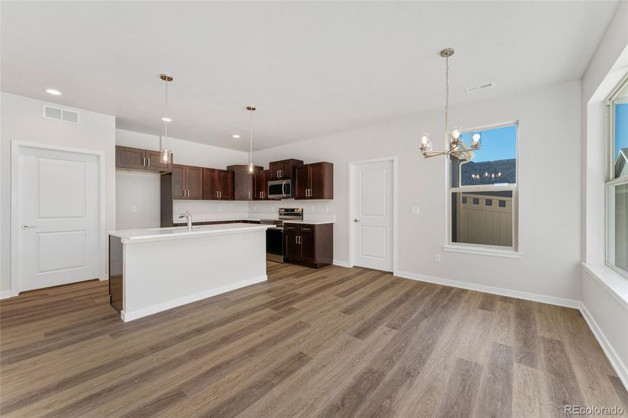 Furnished interior view inside a new home in The Courtyards at Lupton Village, Fort Lupton (Image 14).