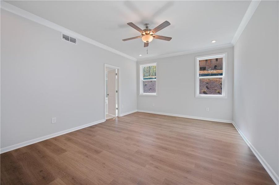 Spacious, unfurnished interior of a new home in Hopewell Reserve, Cumming (Image 25).