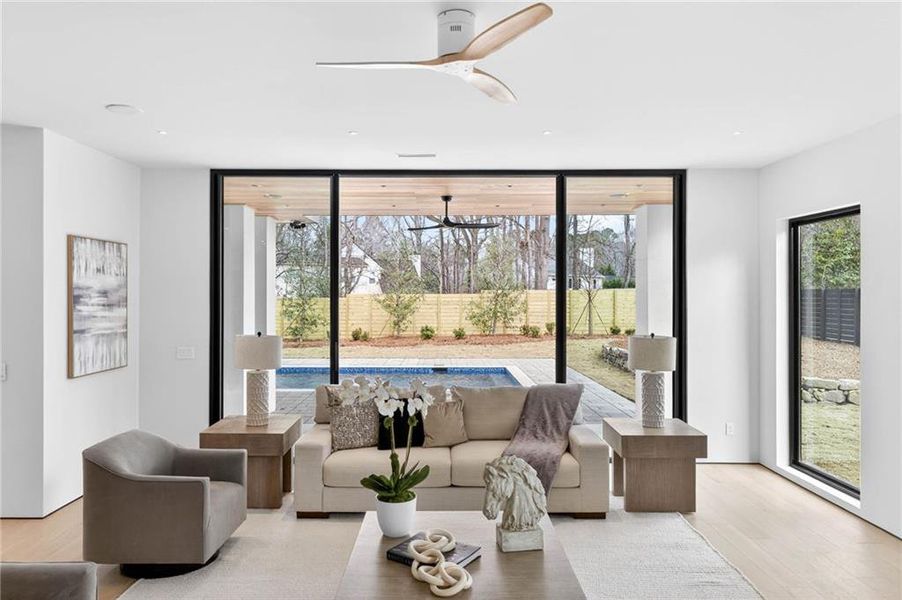 Furnished interior view inside a new home in , Alpharetta (Image 14).