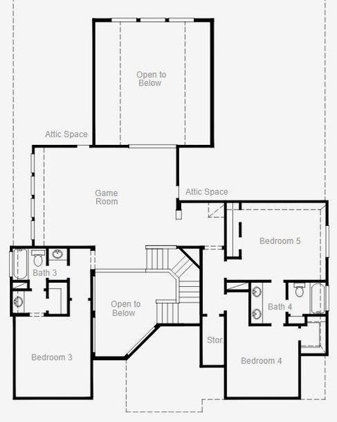 2D floor plan layout of this home in , Spring, TX (Image 3). 2D floor plan layout of this home in , Spring, TX (Image 3).