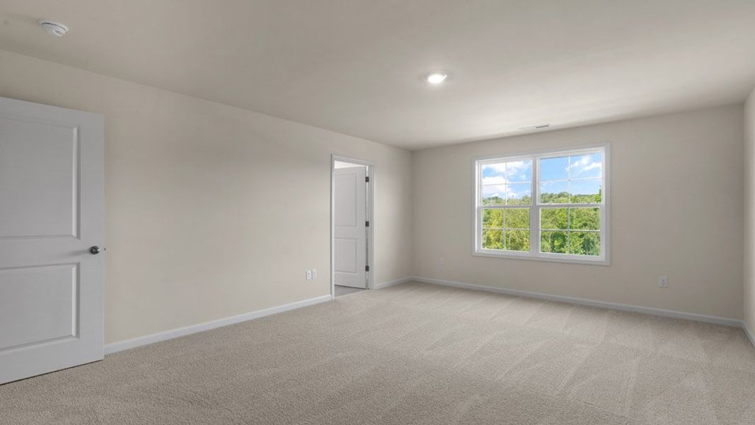Representative unfurnished interior of a home built from the Linville by D.R. Horton in The Meadows at Kinsley, Jamestown (Image 19).