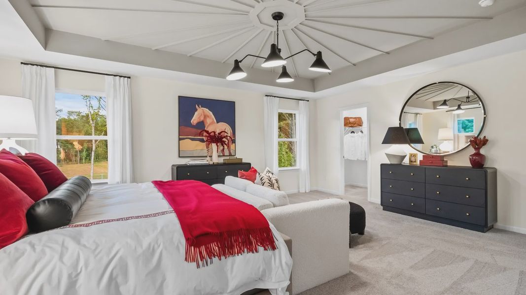 Furnished interior view inside a new home in Hamilton Lakes, Loganville (Image 28).