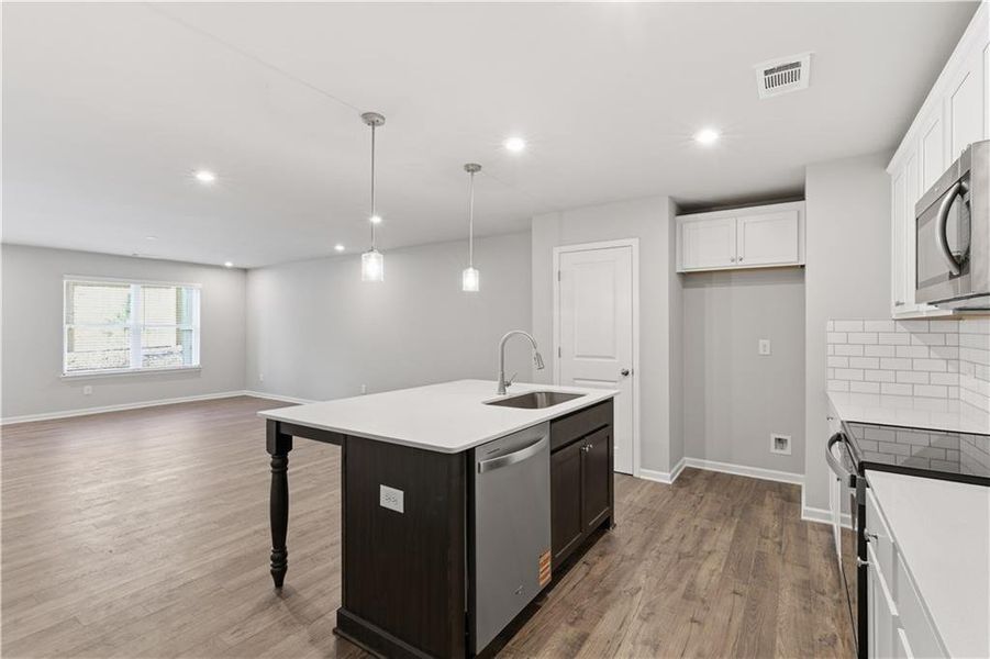 Furnished interior view inside a new home in Silver Leaf, Dawsonville (Image 7).