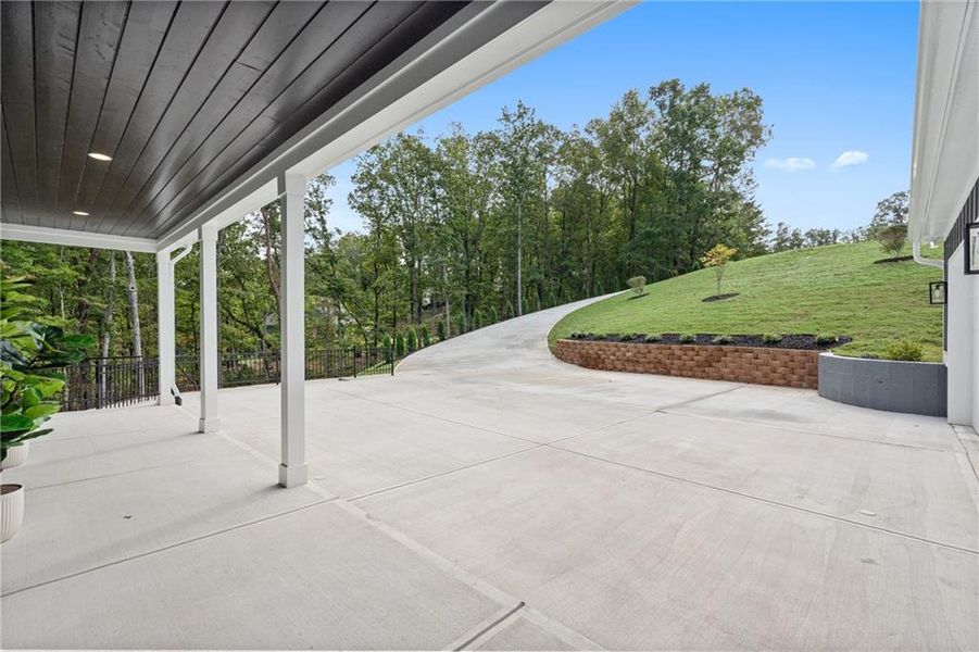 Exterior details and patio area of a home in , Ball Ground (Image 20).
