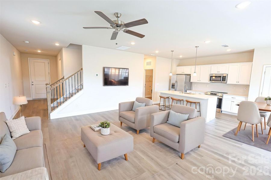 Furnished interior view inside a new home in , Denver (Image 7).