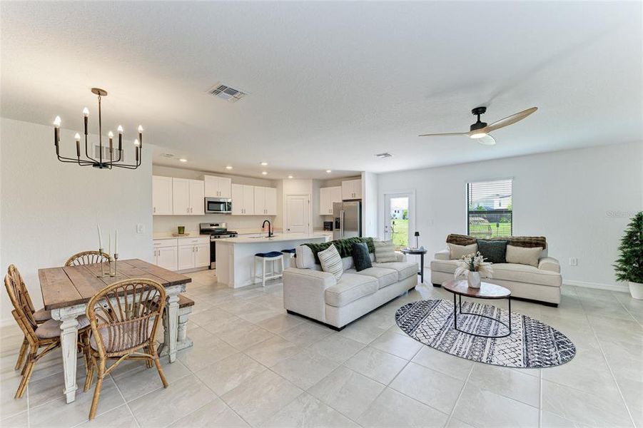 Furnished interior view inside a new home in , Sarasota (Image 8).