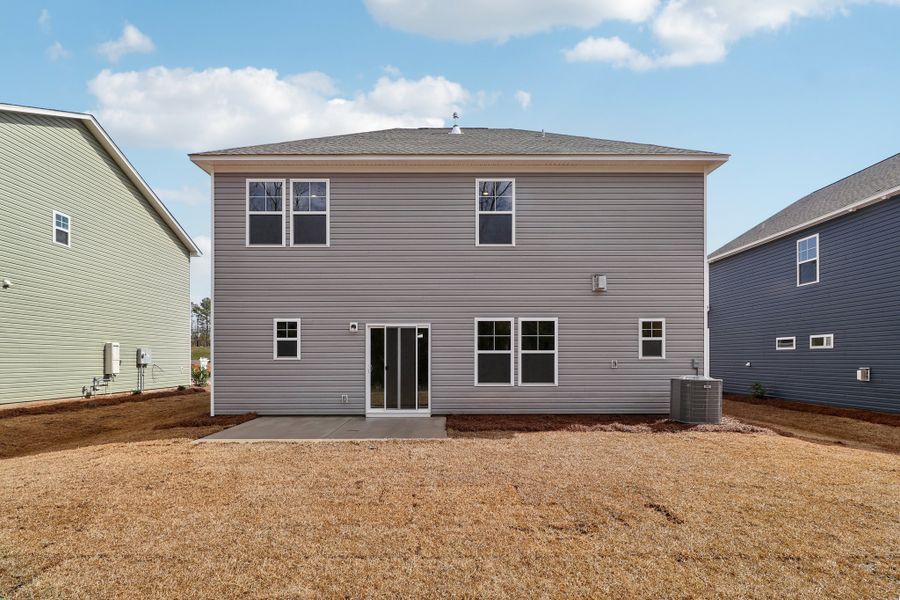 Representative exterior photo of a completed home built from the Porter II by Great Southern Homes in Cottages at Roofs Pond, West Columbia, SC (Image 36).