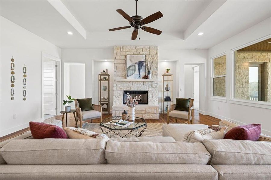 Furnished interior view inside a new home in , Georgetown (Image 16).