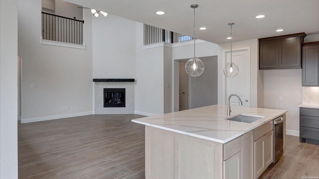 Furnished interior view inside a new home in Haby Hill, San Antonio (Image 10).
