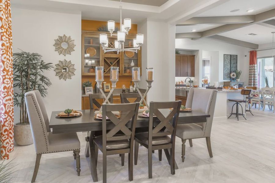 Furnished interior view inside a new home in Bellero Estates, Queen Creek (Image 12).
