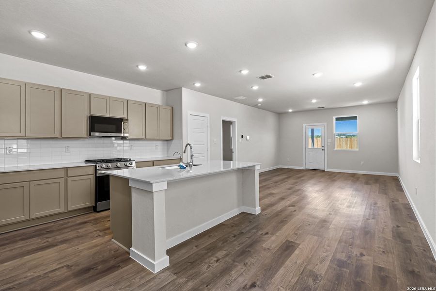 Furnished interior view inside a new home in Summerlin, San Antonio (Image 8).