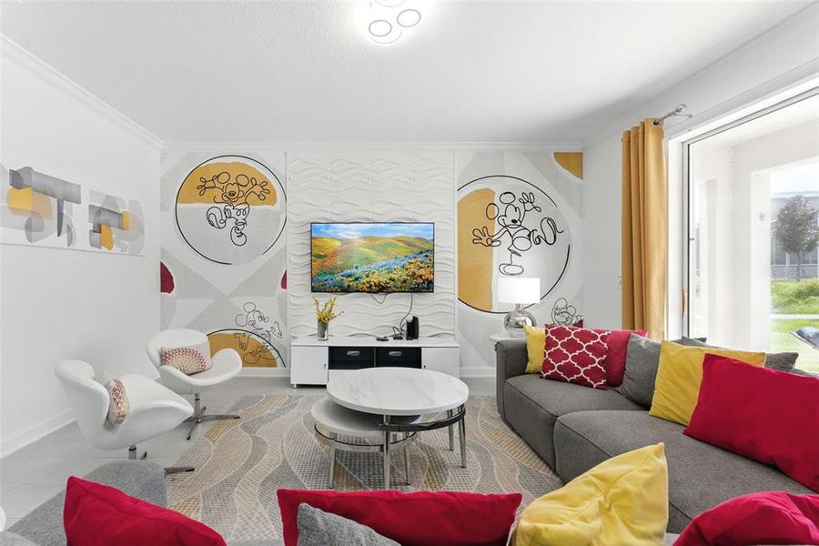 Furnished interior view inside a new home in , Davenport (Image 58).