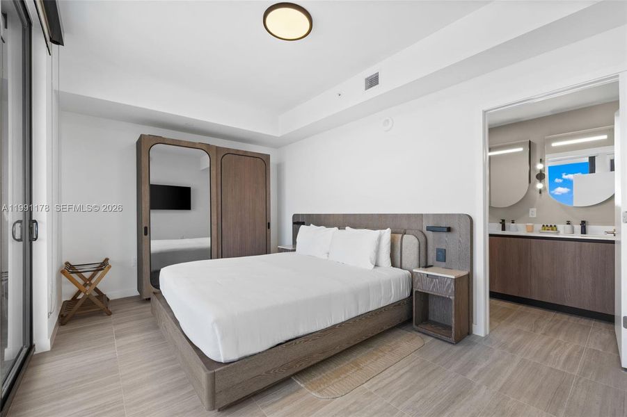 Furnished interior view inside a new home in 72 Park, Miami Beach (Image 20).