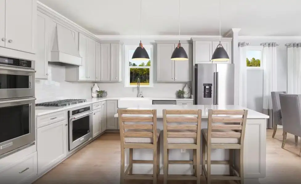 Furnished interior view inside a new home in , Charleston (Image 3).