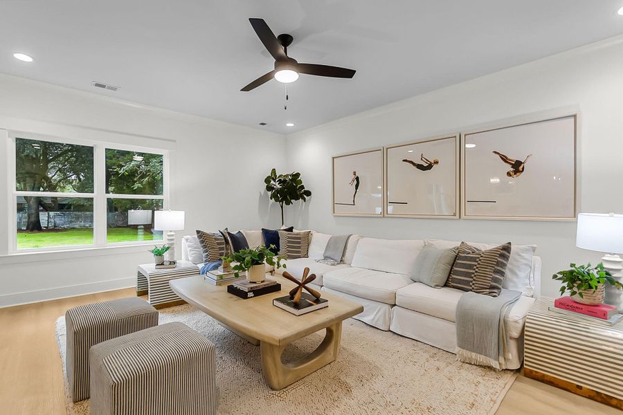 Furnished interior view inside a new home in , Charleston (Image 31).
