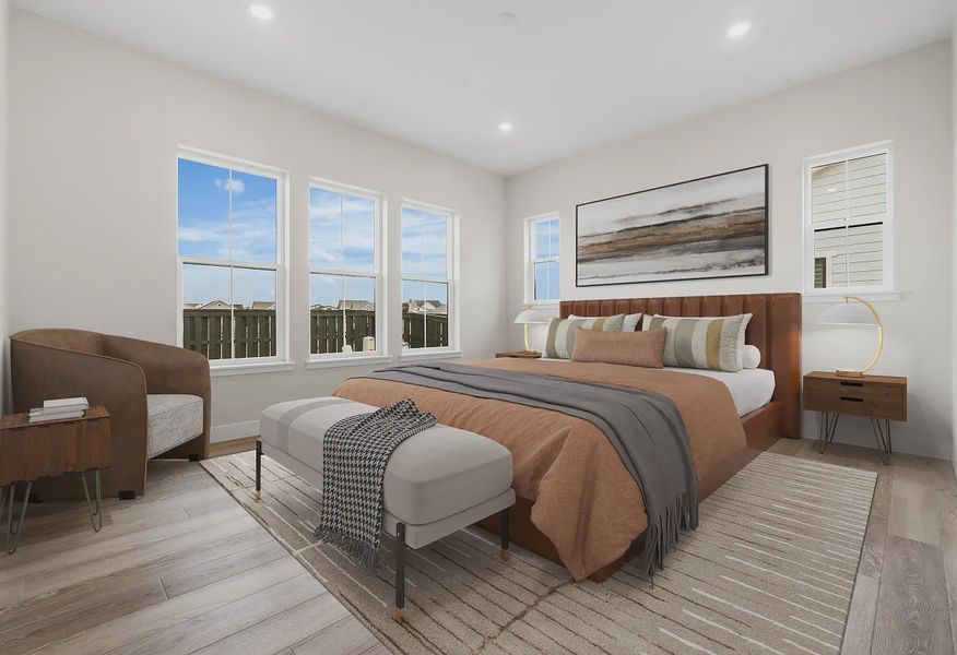 Willowbend Primary Bedroom - Virtually Staged - 6 of 10